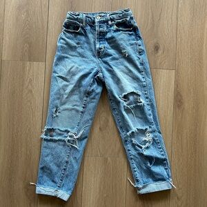 PacSun Light Blue Distressed Boyfriend Jeans